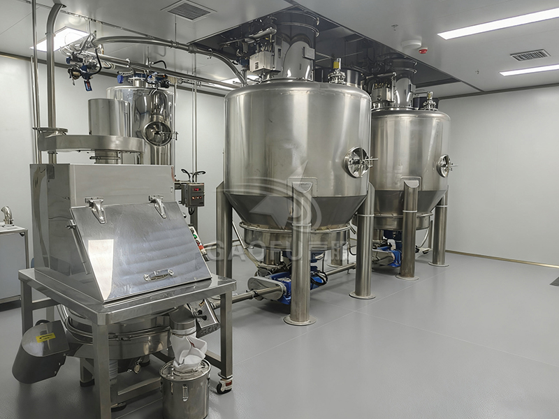 饃干輸粉配料系統(tǒng) 配料系統(tǒng)客戶現(xiàn)場(chǎng)