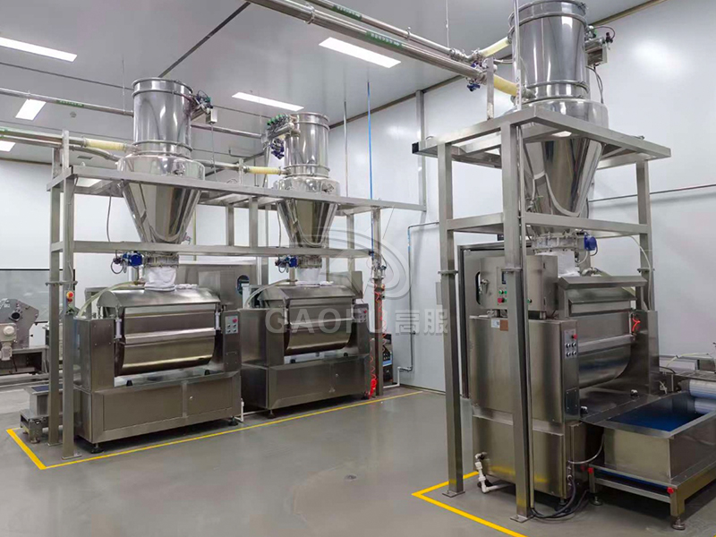 饃干輸粉配料系統(tǒng) 配料系統(tǒng)客戶現(xiàn)場(chǎng)